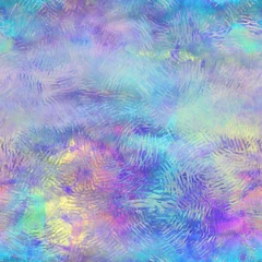 Cercles muraux Mélange de couleurs Seamless iridescent rainbow light pattern for print. High quality illustration. Swirly mix of pastel colors resembling holographic foil. Fantasy spectrum mermaid fantastical pattern for print.