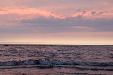 Fototapeta premium sunset on the beach
