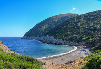 Mangani beach, Elba Island, Italy