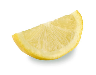 slice of lemon fruit juice yelow