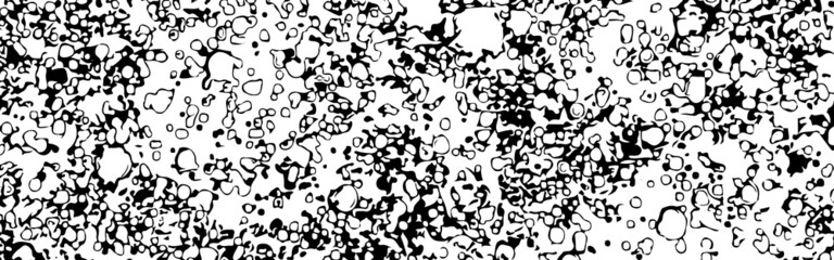 Grunge abstract splattered texture. Distress texture of spots, stains, ink, dots, scratches. Design element for textile pattern, grungy effect, template and background. Monochrome vector illustration