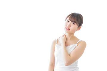 肩こり・関節痛に悩む女性