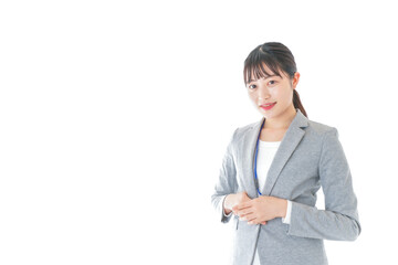 オフィスで働く若いビジネスウーマン