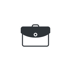 briefcase icon, isolated briefcase sign icon, vector illustration