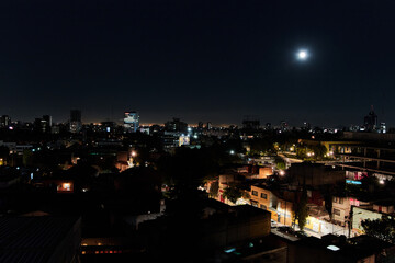 Fototapeta na wymiar night view o Mexico City