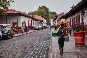 vendor selling food on the street