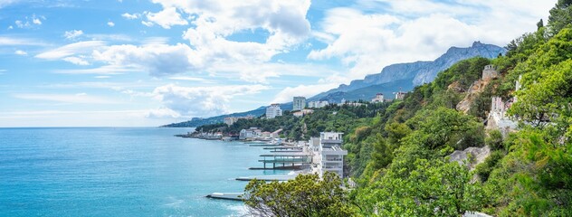 Sea in Gaspra and Mishor, Crimea