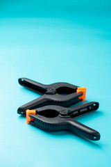 set of background clamp