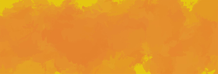 Orange watercolor background for textures backgrounds and web banners design