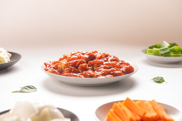 매콤하고 달콤한 맛이 좋은 닭갈비 볶음