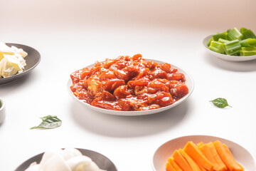 매콤하고 달콤한 맛이 좋은 닭갈비 볶음