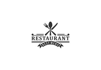 restaurant logo in white background