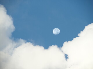 moon and clouds