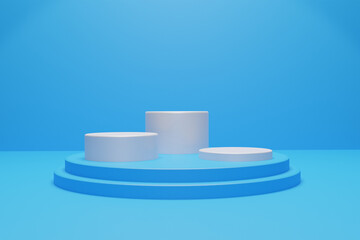 simple 3d render podium
