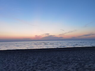 Fototapeta premium sunset on the beach