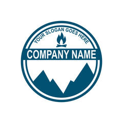 camping logo , adventure logo vector