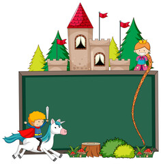 Fairy tale banner template