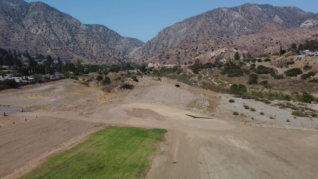 Hang Glider Landing at Sylmar Hang Glide Park