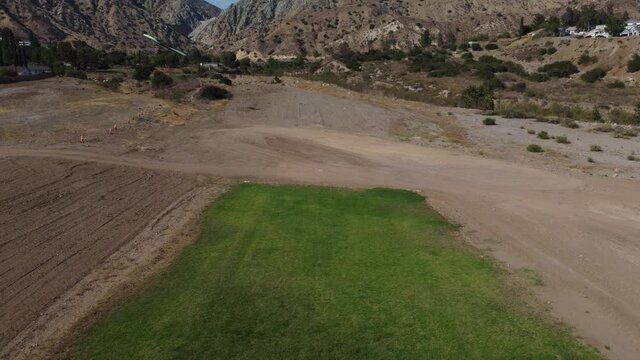 Sylmar Hang Glide Park Hang Glider Landing