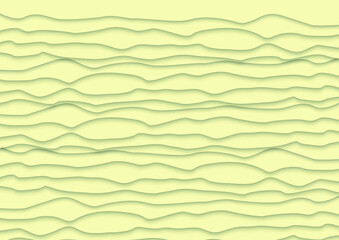 abstract background with waves yellow