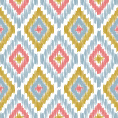 Seamless pattern design for fabric printing. 