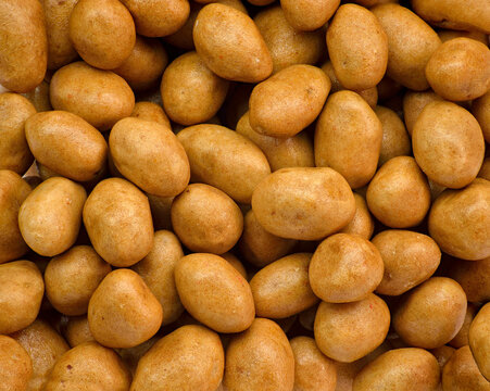 Close up de cacahuate japones
