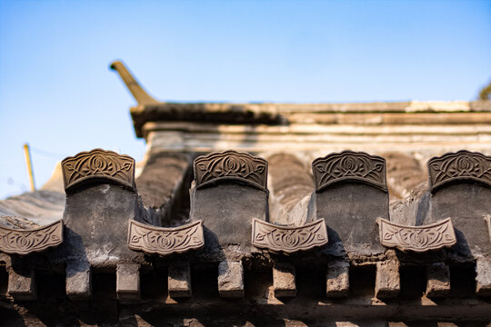 Roof Tiles In Beijing Hutong.