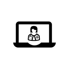 Online healthcare icon