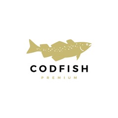 cod fish logo vector icon illustration