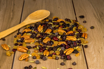 Mezcla de frutos secos (Arándanos, Nuez de la india, almendras, cacahuates, pepita de calabaza,...