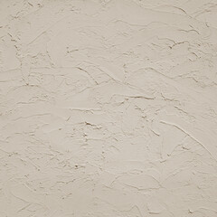 Unevenness pattern plasterer texture background. Beige cement plastered finishing concrete wall