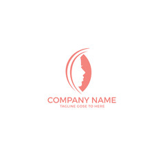 Natural Beauty woman logo