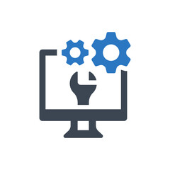 Computer restore icon