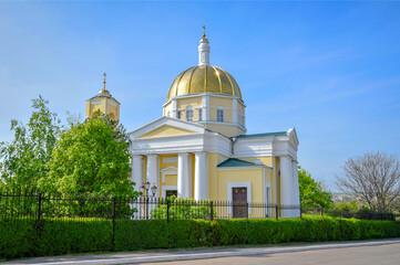 Fototapeta na wymiar Orthodox church in Elista city