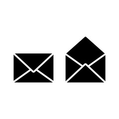letter or message icon vector