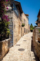 Yemin Moshe Lane in the Summer - Jerusalem