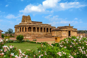 The ancient temple of Durga in the Aihole village, Karnataka, India.