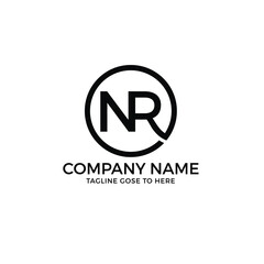 Abstract circle NR Logo