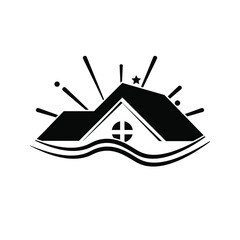 Eco-friendly homes. home vector,on blank background . Eps 10