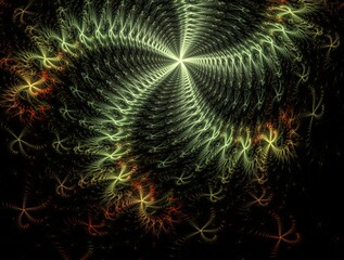 Fototapeta premium Imaginatory fractal background generated Image