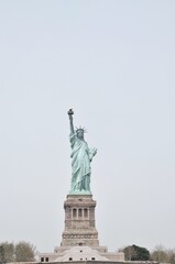 Fototapeta na wymiar Low Angle View Of The Statue Of Liberty