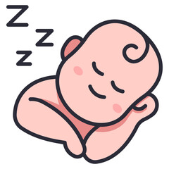 baby sleep icon