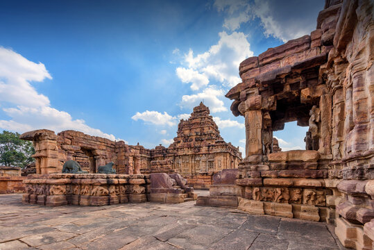 The Sangameshwar Temple at Pattadakal temple complex, Karnataka, India