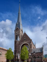 Fotobehang    HISTORICAL BUILDING     Heilige Barbarakerk gebouwd in 1886 aan de Markt in Culemborg © Holland-PhotostockNL