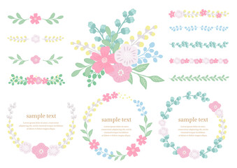 フラワー　フレームセット