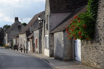 Fototapeta na wymiar Gasse in Provins, Frankreich