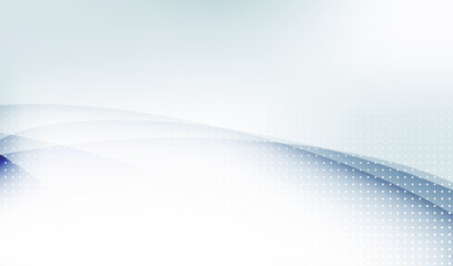 White business design with halftone dot background.