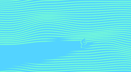Abstract background of a jet ski in the waves of the sea.