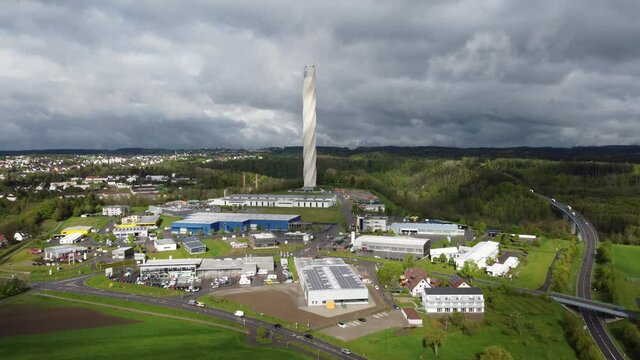 Der TK-Elevator-Testturm in Rottweil