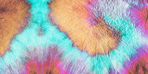 Multicolour Tye Dye Seamless. Wallpaper Works.
